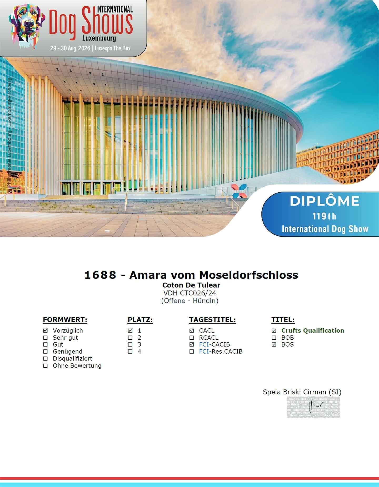 Erfolgreiches Ausstellungswochenende in Luxemburg